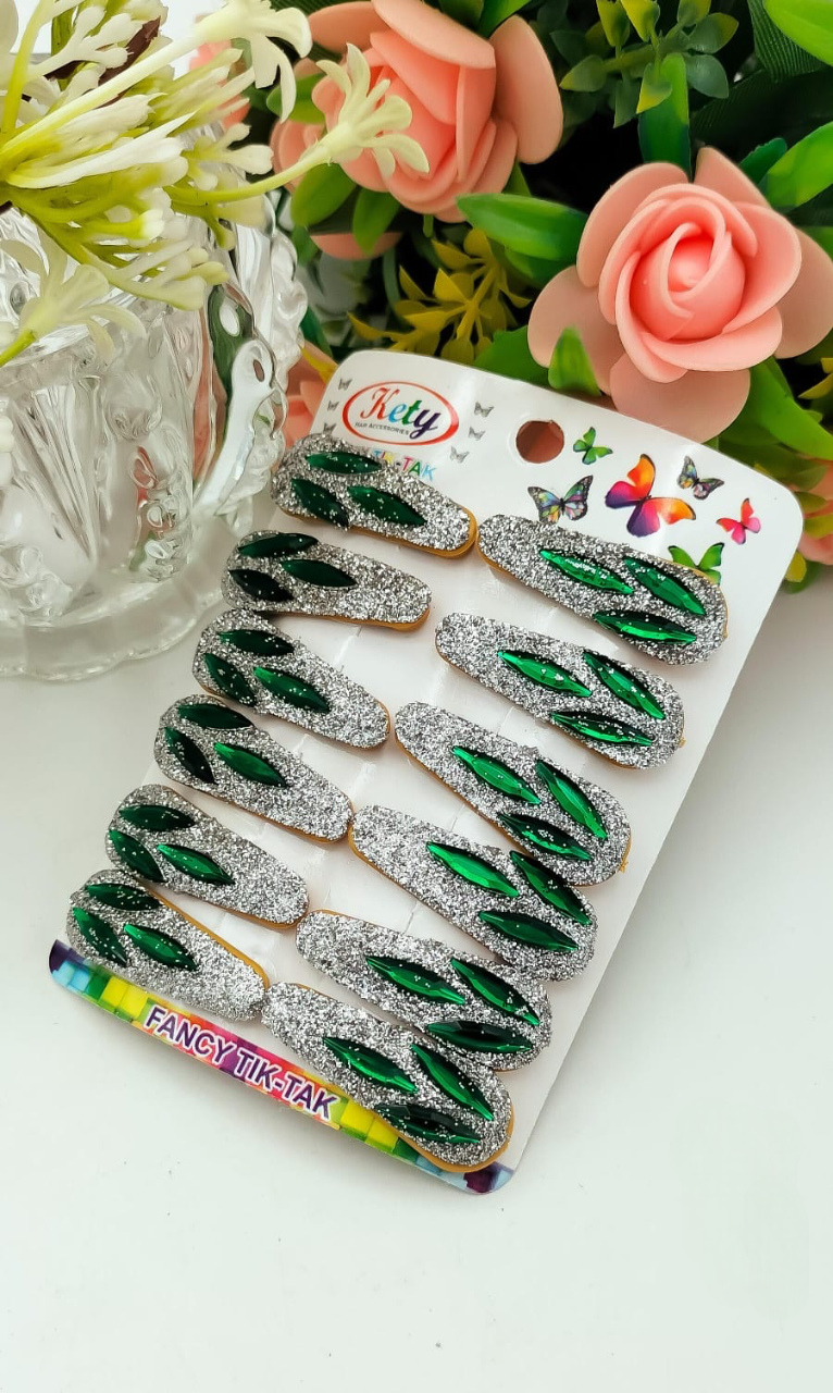 Fancy Glitter Hair Pins, 14th August Kids Glitter Tic Tic Pin, Festive Glitter Hair Clips Fancy Glitter Hair Pins, 14th August Kids Glitter Tic Tic Pin, Festive Glitter Hair Clips
